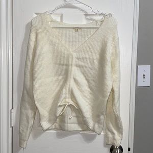 Cream sweater